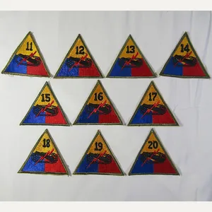 10 Different WWII Armor Patches – 11th – 20th divisions