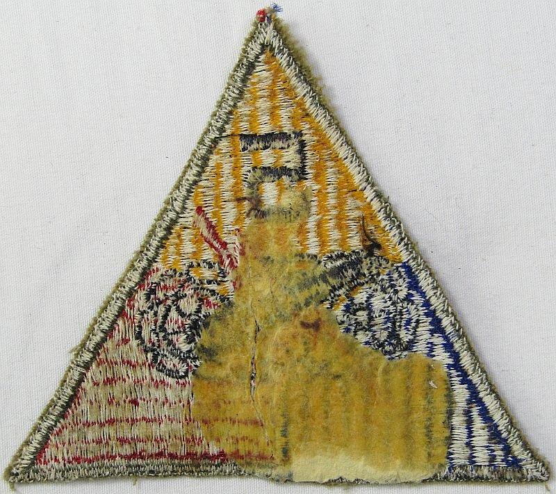 WWII 5th Armored Division Patch – Lined Weave — image 2