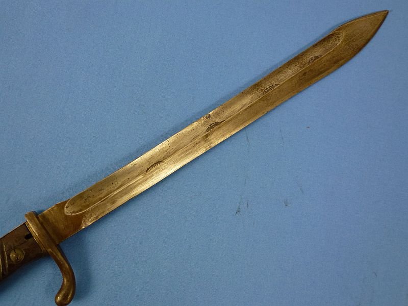 1916 Dated Imperial German Model M1898/05 Butcher Blade Bayonet by Simson & Company — image 4