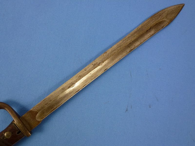 1916 Dated Imperial German Model M1898/05 Butcher Blade Bayonet by Simson & Company — image 5