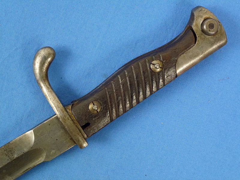 WWI Imperial German Model M1898/05 Butcher Blade Bayonet by H. Mundlos & Company — image 7