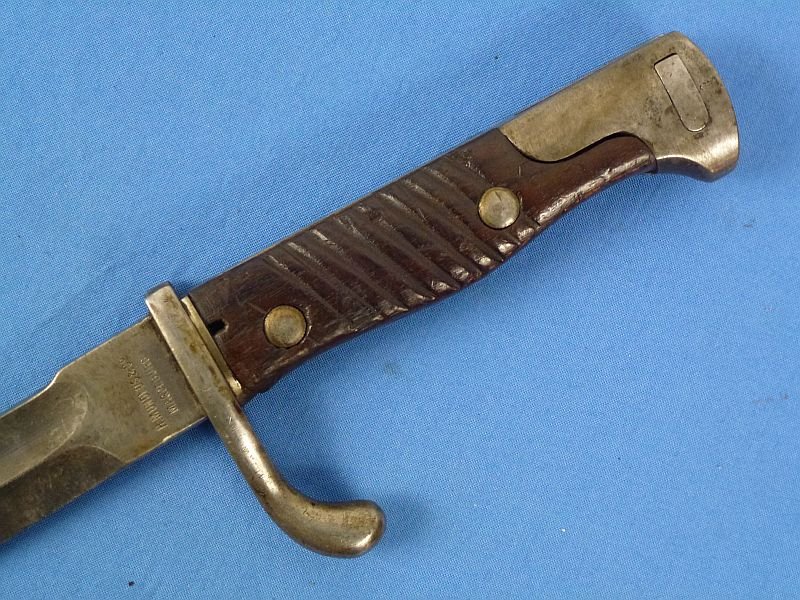 WWI Imperial German Model M1898/05 Butcher Blade Bayonet by H. Mundlos & Company — image 8
