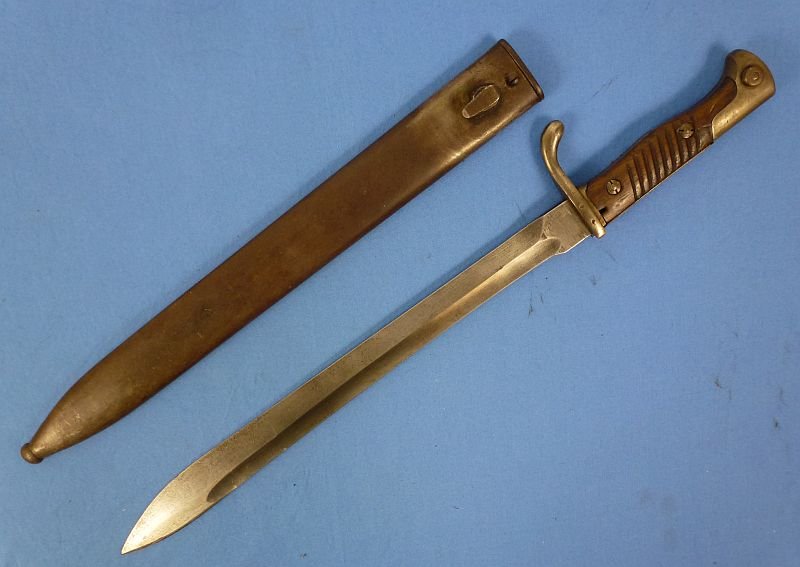 1916 Dated Imperial German Model M1898/05 Butcher Blade Bayonet by Corts Sohn — image 2