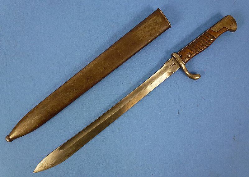1916 Dated Imperial German Model M1898/05 Butcher Blade Bayonet by Corts Sohn — image 3
