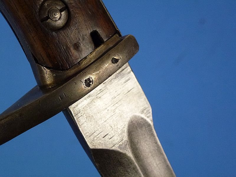 1916 Dated Imperial German Model M1898/05 Butcher Blade Bayonet by Corts Sohn — image 8