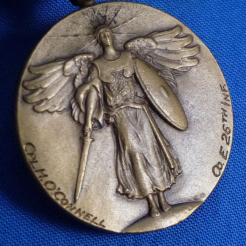 Five Bar WWI Victory Medal – Engraved 'Cpl. H. O'Connell Co. E. 26th Inf.' — image 3