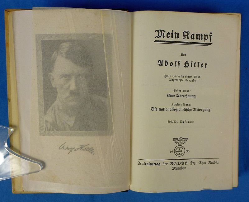 1938 City of Cologne Copy of 'Mein Kampf' — image 5