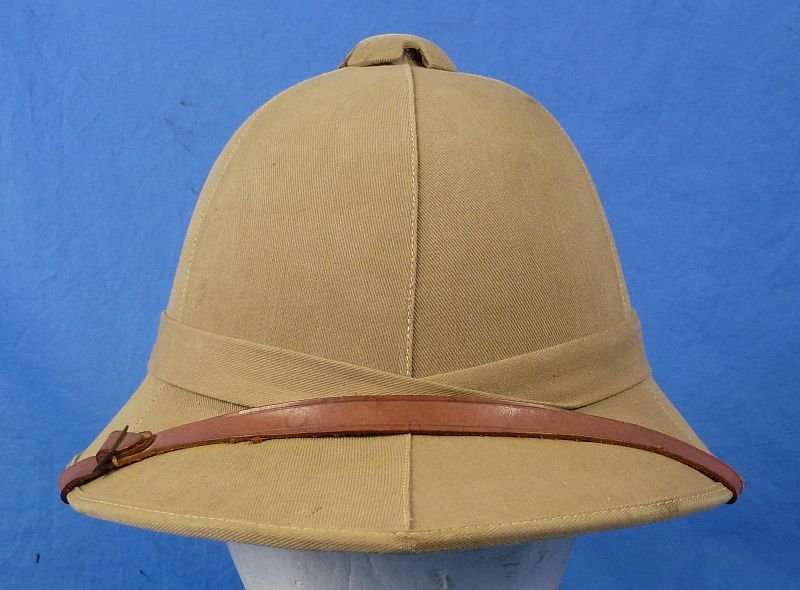 Named 1942 Dated British Army Officer's Pith Helmet — image 2