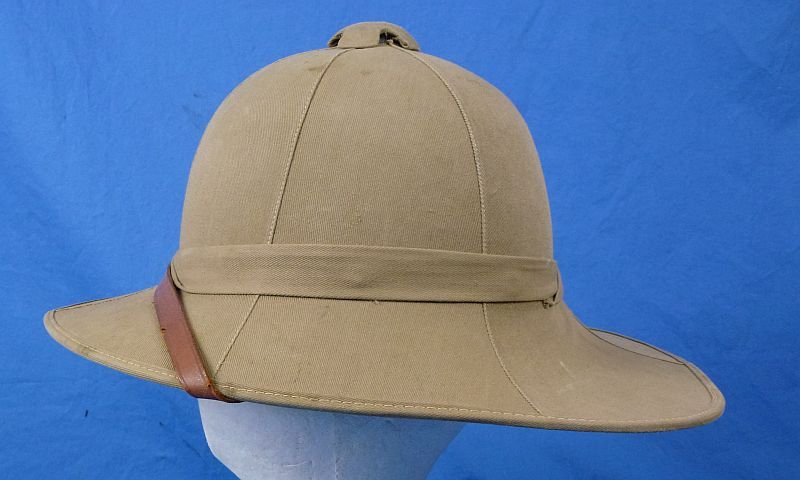 Named 1942 Dated British Army Officer's Pith Helmet — image 5