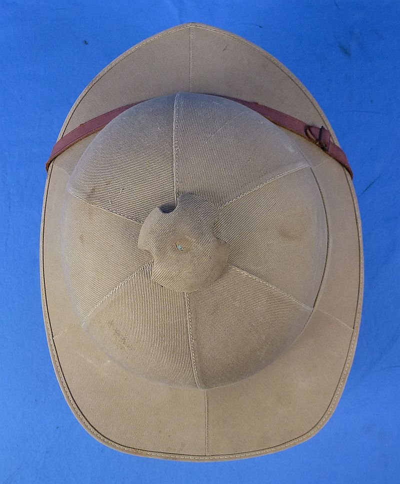 Named 1942 Dated British Army Officer's Pith Helmet — image 6
