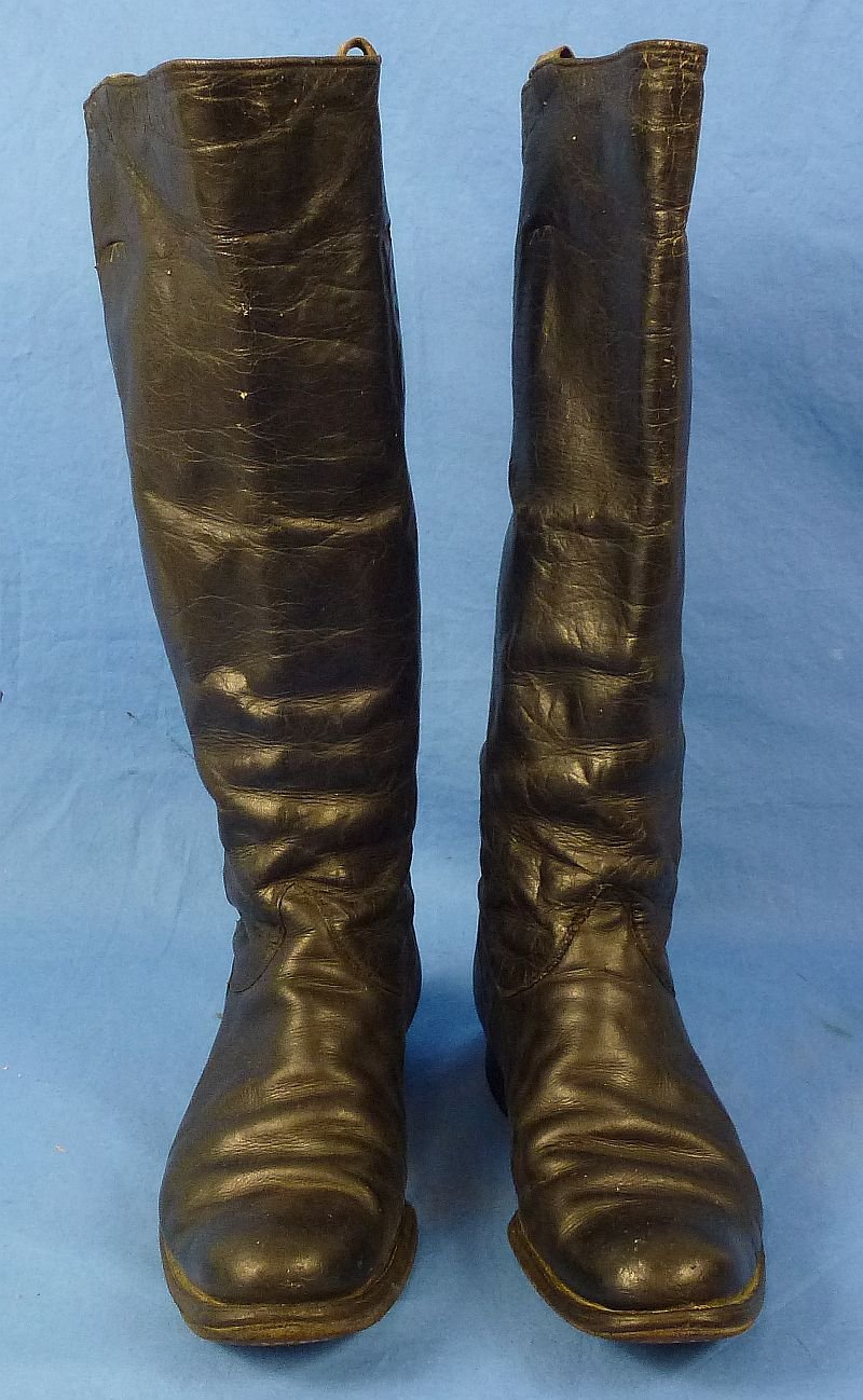 WWII Japanese Special Naval Landing Force Officer Boots — image 2