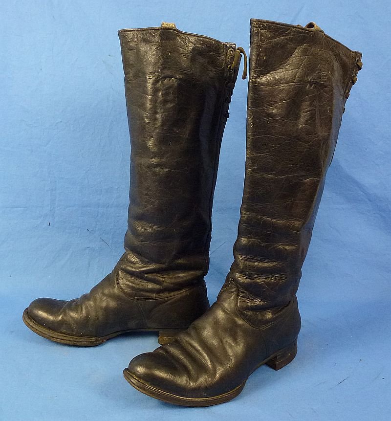 WWII Japanese Special Naval Landing Force Officer Boots — image 3