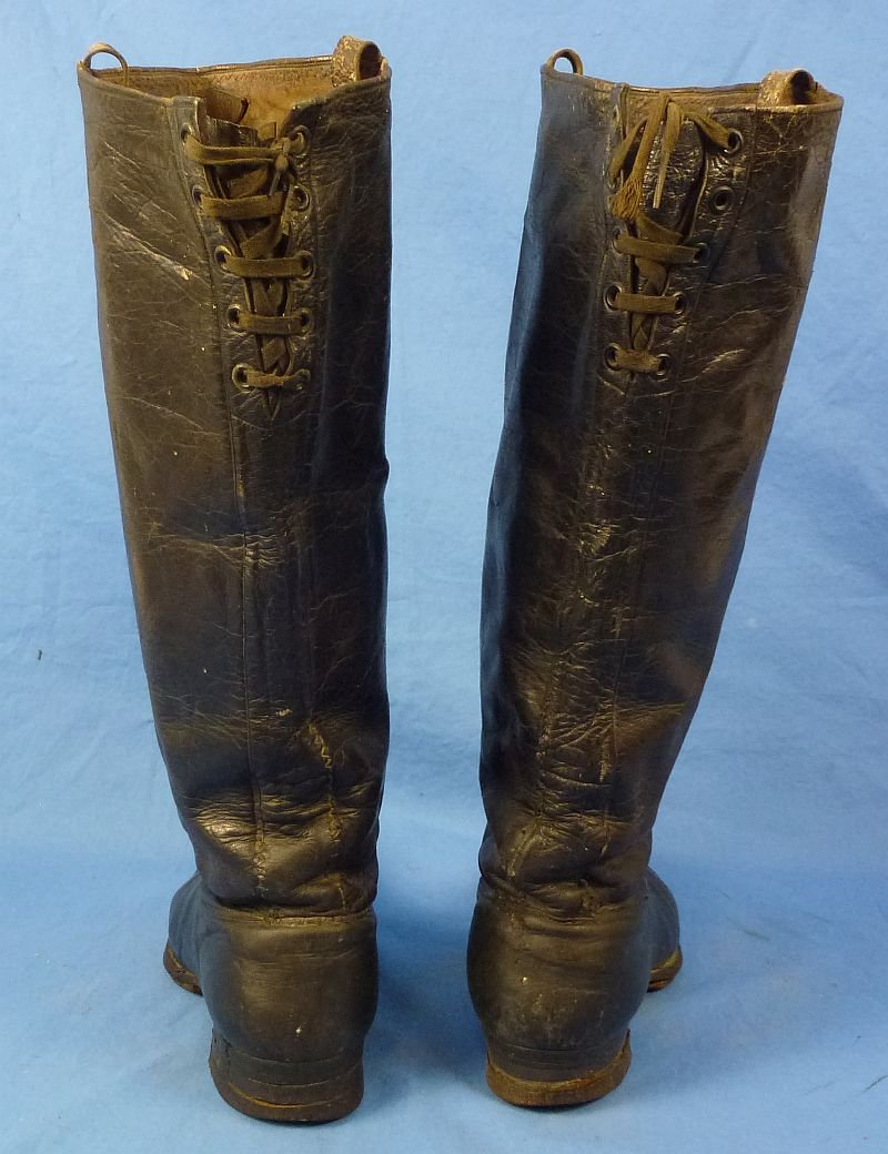 WWII Japanese Special Naval Landing Force Officer Boots — image 4