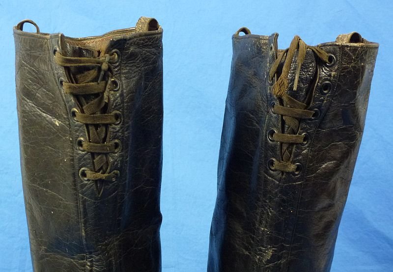WWII Japanese Special Naval Landing Force Officer Boots — image 5