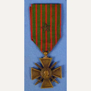 French WWI 1914-1915 Croix de Guerre with Star