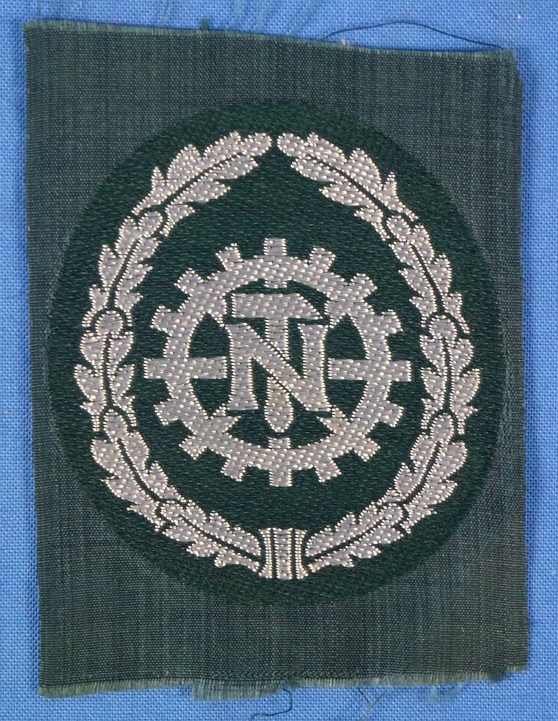 German Army NCO/Officer Sleeve Badge for a Former Member of the TeNo