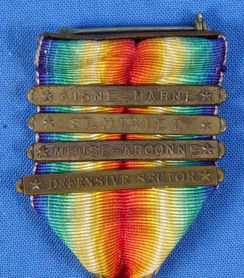 WWI Four Bar Victory Medal — image 2