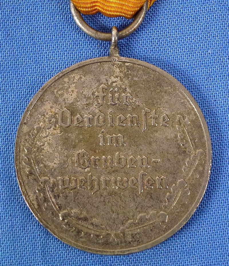 Third Reich Mine Rescue Medal — image 4