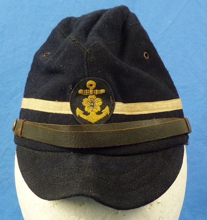 Three Named WWII Japanese Navy Officer Caps of a Kamikaze Pilot Killed at Okinawa in 1945 — image 11