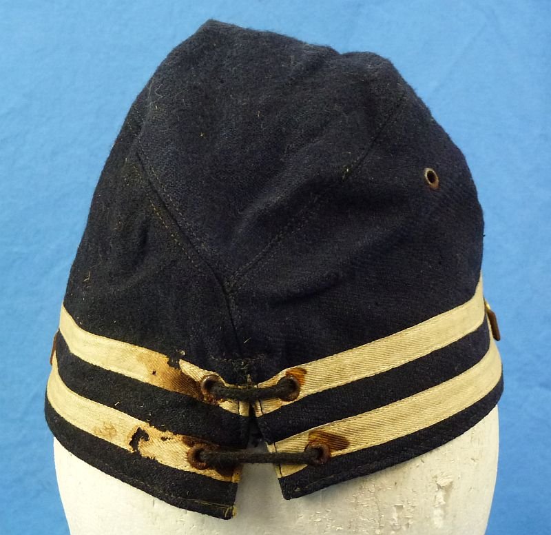 Three Named WWII Japanese Navy Officer Caps of a Kamikaze Pilot Killed at Okinawa in 1945 — image 13