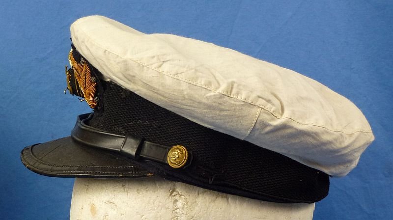 Three Named WWII Japanese Navy Officer Caps of a Kamikaze Pilot Killed at Okinawa in 1945 — image 6