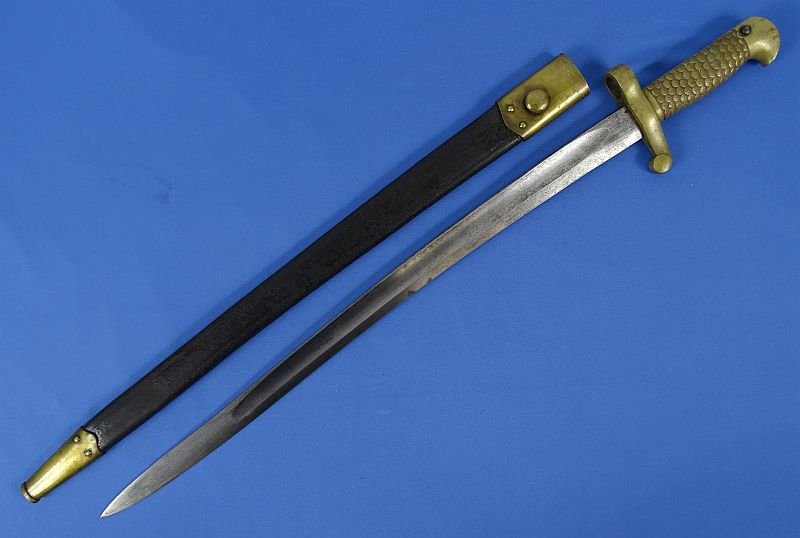 M1873/76 Winchester Sword Bayonet & Scabbard — image 2