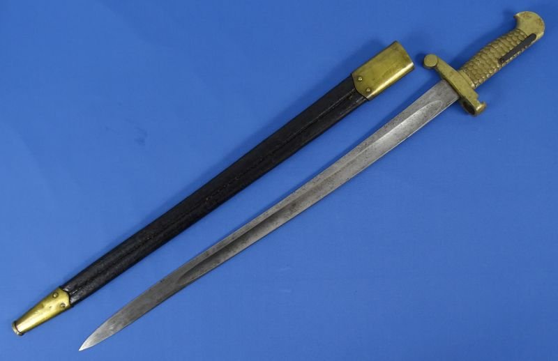 M1873/76 Winchester Sword Bayonet & Scabbard — image 3