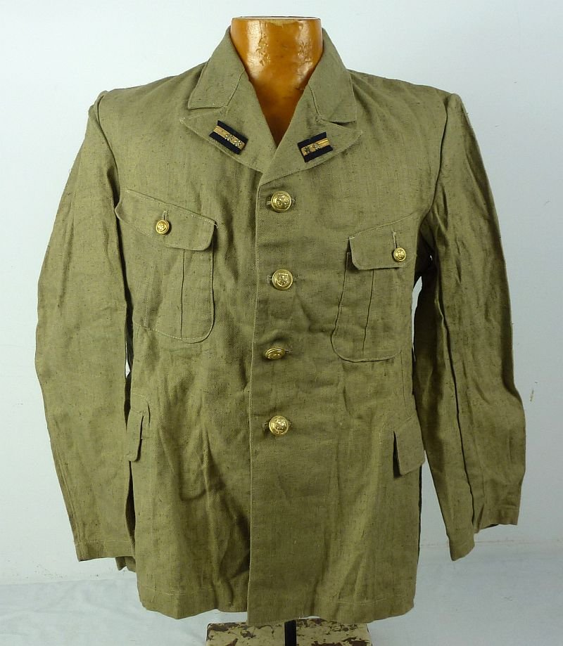 WWII Japanese Imperial Navy Lieutenant Tropical Tunic