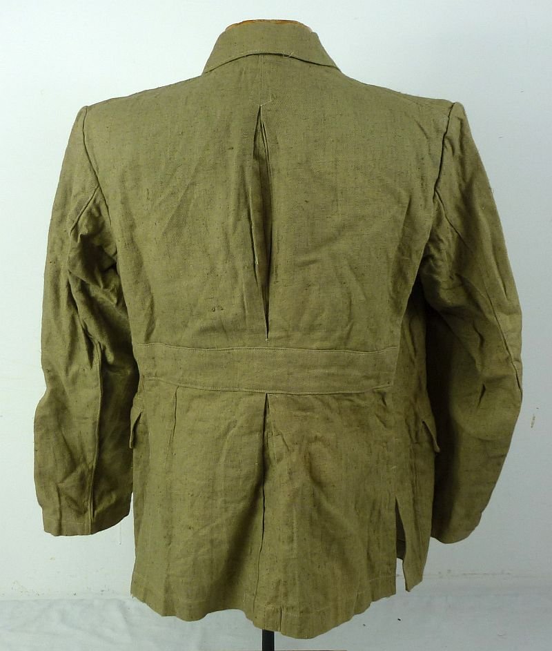 WWII Japanese Imperial Navy Lieutenant Tropical Tunic — image 3
