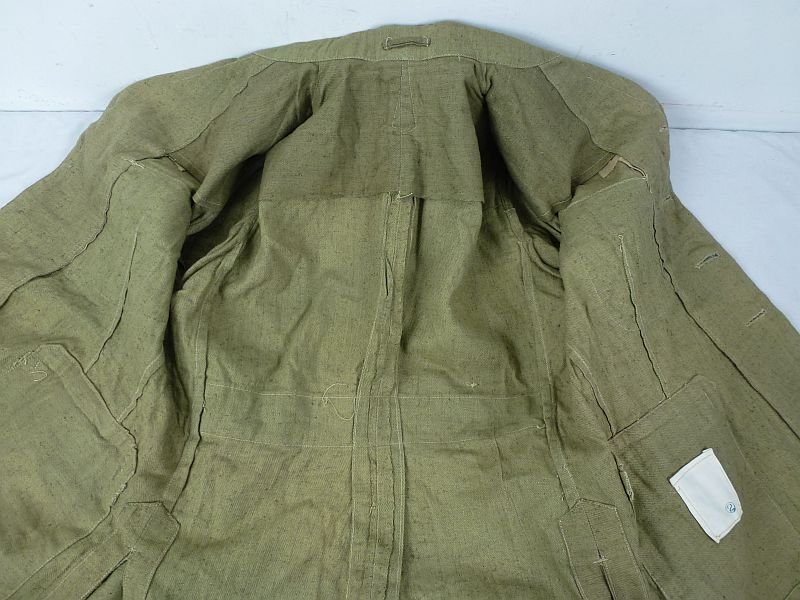 WWII Japanese Imperial Navy Lieutenant Tropical Tunic — image 6