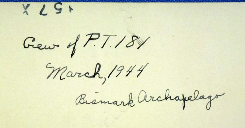 WWII Named U.S. Navy P.T. Boat Photograph and Documents Group — image 3