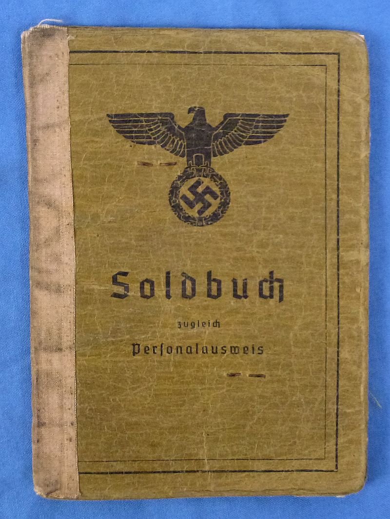 Large WWII German RAD / Army Wehrpass and Soldbuch Documents Group — image 5