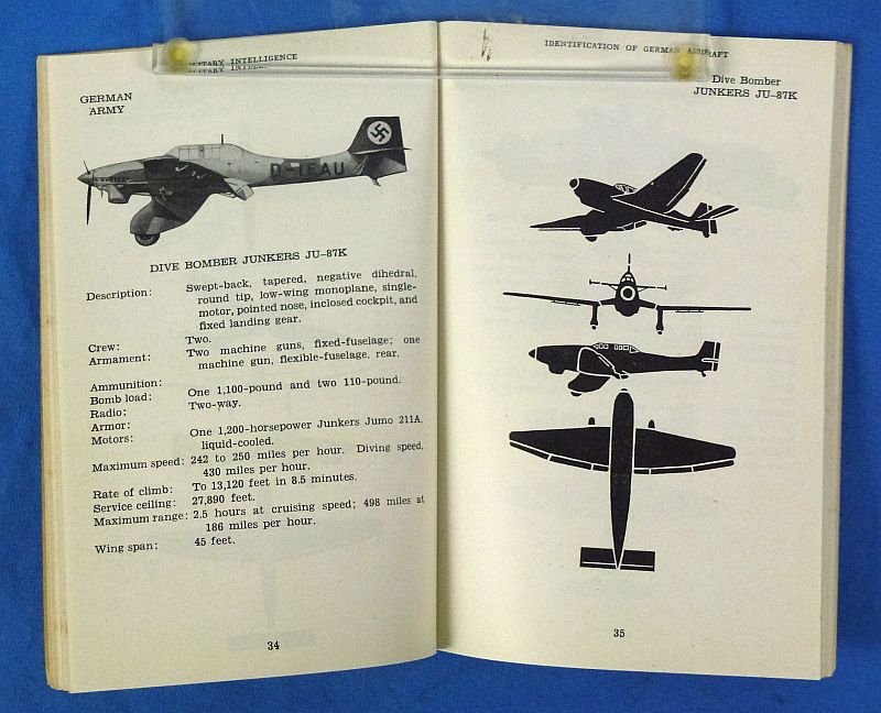 1942 Field Manual FM 30-35: 'Military Intelligence Identification of German Aircraft' — image 3