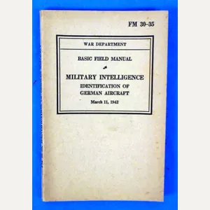 1942 Field Manual FM 30-35: 'Military Intelligence Identification of German …
