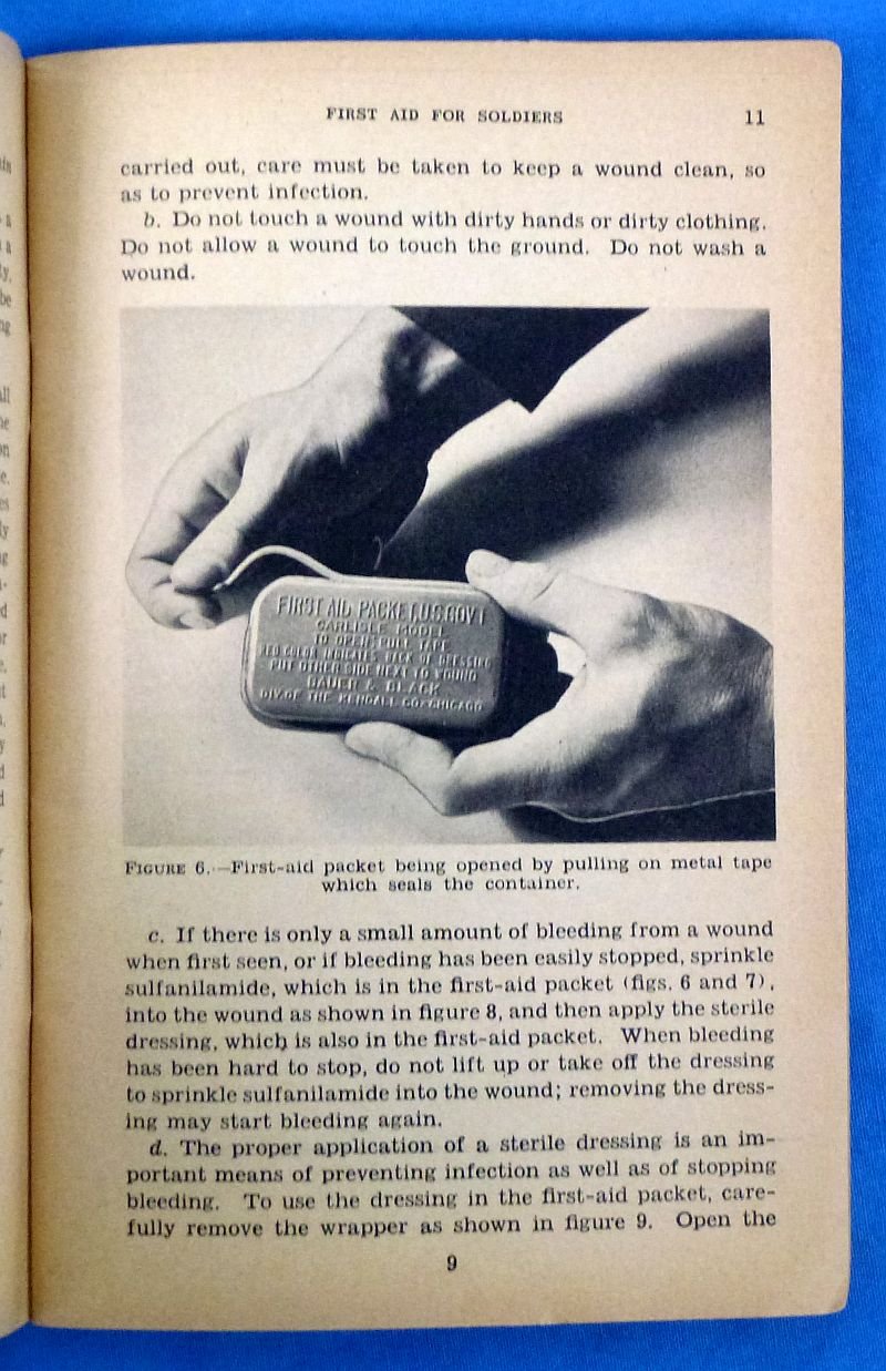 1943 Field Manual FM 21-11: 'First Aid for Soldiers' — image 3