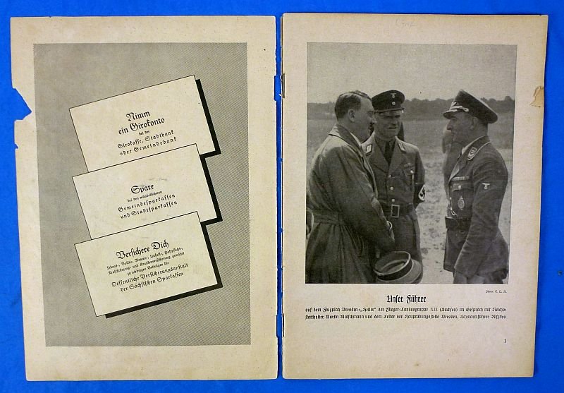 1934 DLV Deutscher Luftsport Verband Air Event Program — image 2