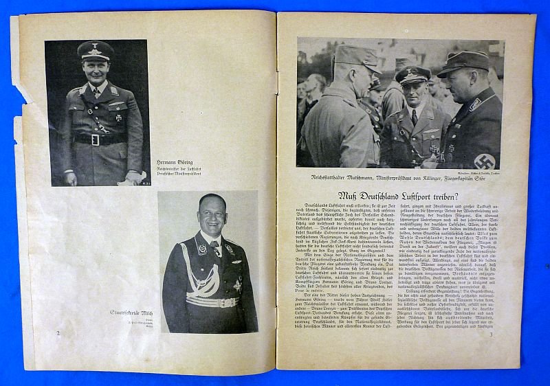 1934 DLV Deutscher Luftsport Verband Air Event Program — image 3