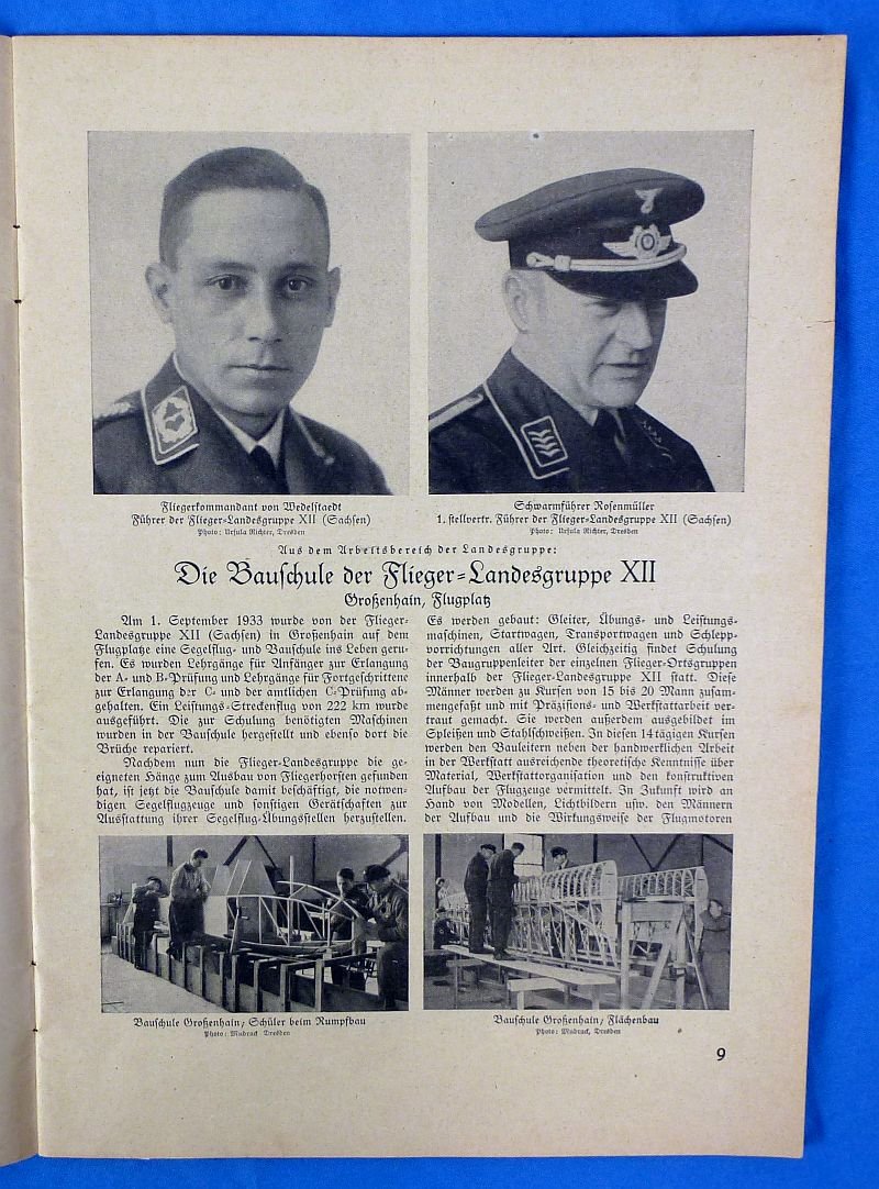 1934 DLV Deutscher Luftsport Verband Air Event Program — image 4