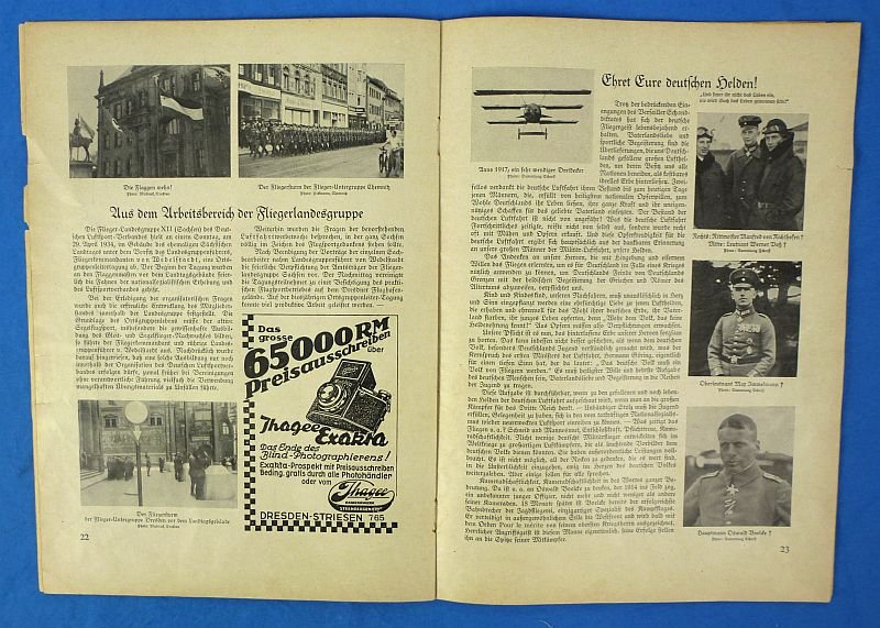 1934 DLV Deutscher Luftsport Verband Air Event Program — image 8