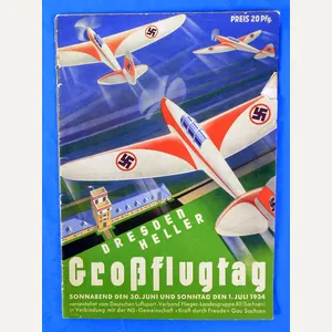 1934 DLV Deutscher Luftsport Verband Air Event Program