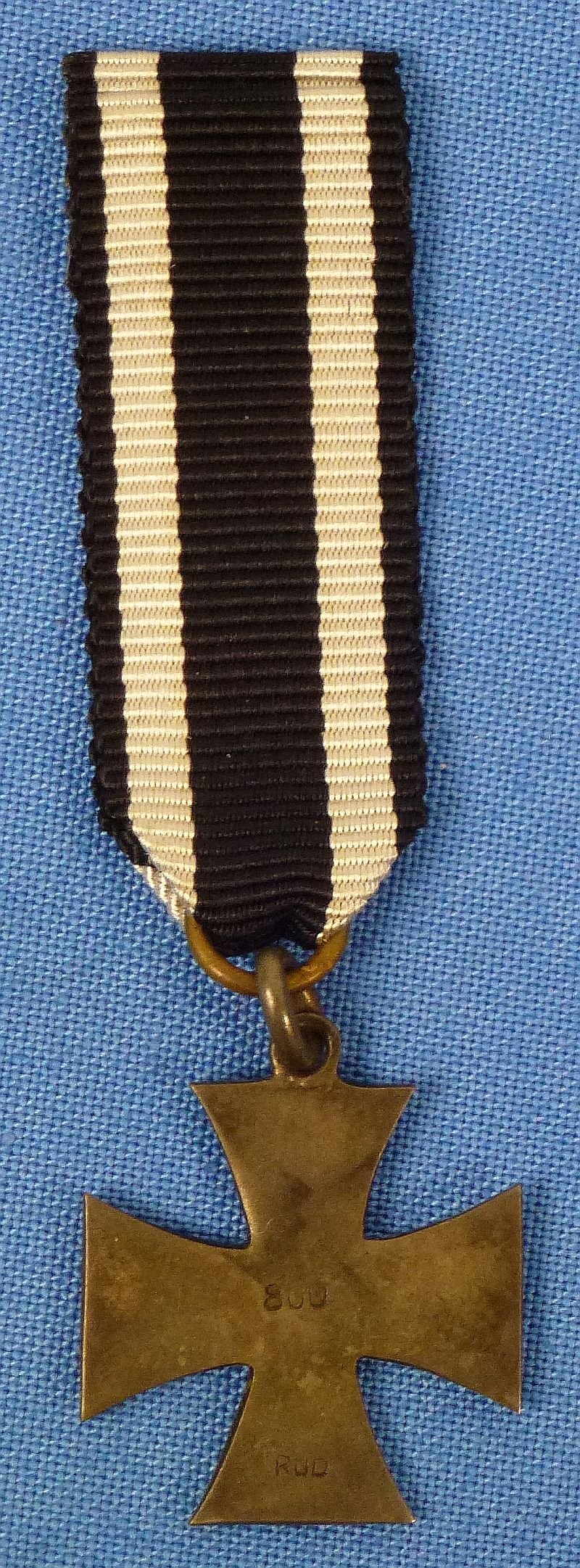 Miniature 1914 Iron Cross in 800 Silver — image 2