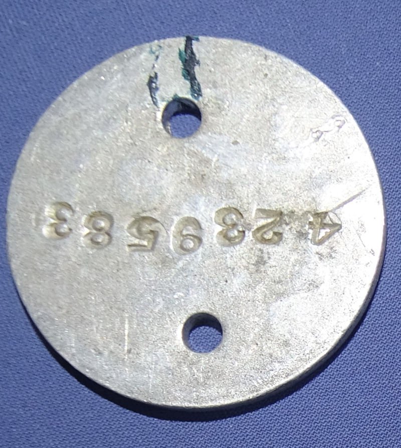 WWI Dog Tag 'Fred G Hoffman' — image 2