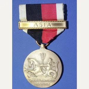 WWII Navy Occupation Medal with Asia Bar