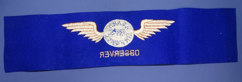 WWII U.S. AAF AWS Observer Armband — image 2