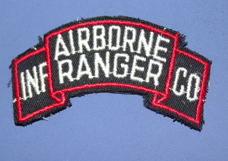Airborne Infantry Co Scroll Patch