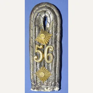 WWI German Infantry Officer's Shoulder Board 56th Regiment