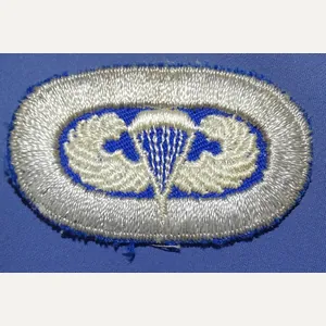 517th Airborne Oval with Embroidered Jump Wings