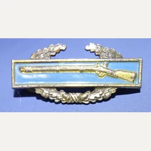 Vietnam Era 1-3/4 inch Sterling Combat Infantry Man's Badge