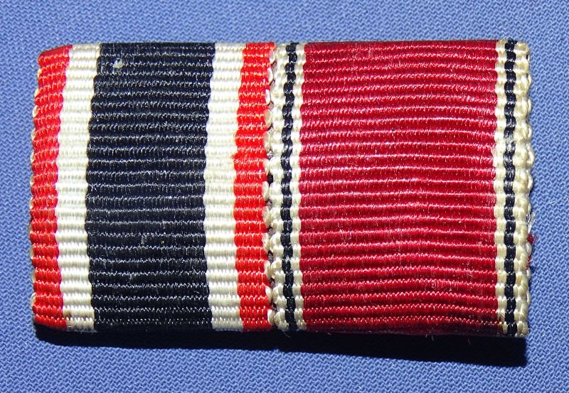WWII German Two Award Ribbon Bar