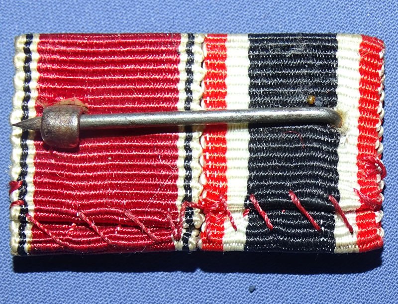 WWII German Two Award Ribbon Bar — image 2